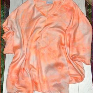 Adrienne tie dyed blouse